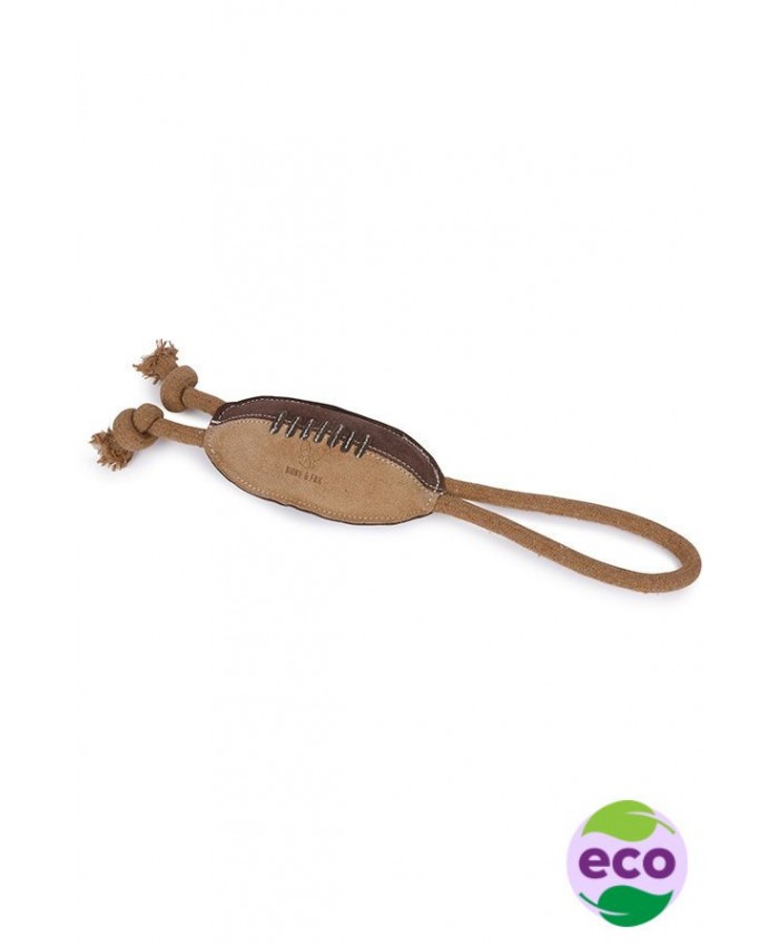 Digby & Fox Leather Rugby Ball Toy